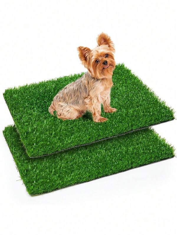 Alfombra de césped artificial: Alfombrilla para orina de mascotas, usada para entrenamiento de baño de perros, reutilizable, fácil de limpiar, alfombrilla de entrenamiento, apta para uso en el hogar, balcón, césped