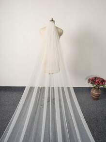 1 Pc Cathedral Long 3M(118inch) Floral Lace Wedding Bridal Veil With Metal Comb For Bride Party Prom White Ivory