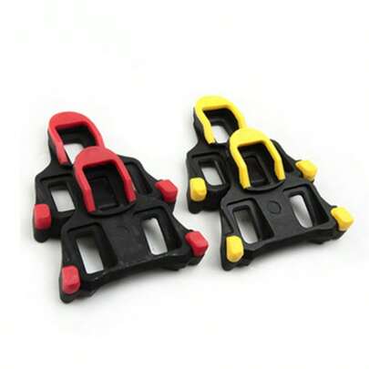 Un par de placas de pedal de bicicleta de carretera SPD SL, placas de pedal autobloqueantes con flotación para zapatos de ciclismo, accesorios de bicicleta