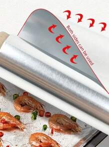 1 Roll Of Heat-Resistant Thick Aluminum Foil - Ideal Choice For BBQ, Baking And Grilling, Oven And Kitchen Use - Multicolor - View 9