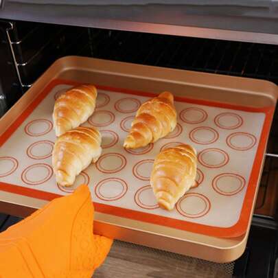 Tapete Para Forno De Silicone Antiaderente Fibra De Vidro