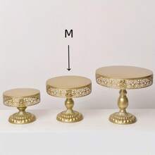 1pcsGolden Cake Rack, Afternoon Tea Desserts, Wedding Plates, Party Tableware, Baking Utensils, Tray Display Rack, Cake Decoration Tools