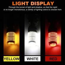 YiRui YiRui 2pcs 12-24V New LED Bulbs 144smd Lamp Reverse Turn Signal Light BA15S P21W BAU15S PY21W 7440 W21W P21/5W 1157 BAY15D