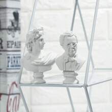 Minifiguur Beroemdheden Huisdecoratie Tekenen Oefening Gipsbeeld Beroemde Sculptuur Gipsbuste Portretten Griekse Mythologie