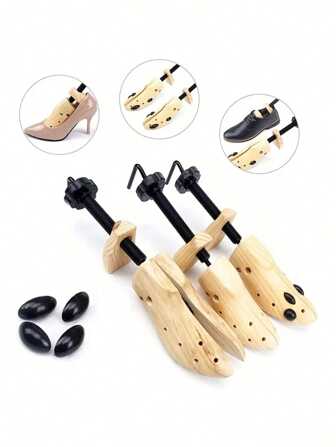 1pc Multi-Yard Wooden Shoe Props, Shoe Props Widener, Non-Slip Shoe Props For Men And Women