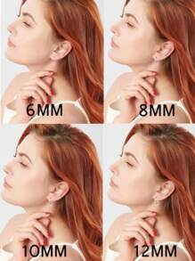 316L Surgical Stainless Steel Huggie Hoop Earrings 6mm 8mm 10mm 11mm 12mm 14mm Hypoallergenic Earrings Hoop Cartilage Helix Lobes Hinged Sleeper Earrings For Men Women