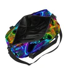 Game Console Design Travel Bag/Duffle Bag/Yoga Bag/Gym Bag/Picnic Bag, Suitable For Outdoor Travel, Daily Carrying, Swimming, Yoga, Fitness Bag For School School Accessories School Stuff