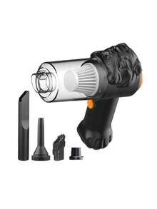 Mini Portable 4 In 1 Cordless Handheld Vacuum Cleaner For Car Multipurpose, Pet Hair, Desk, Computer, Car - Black - View 1