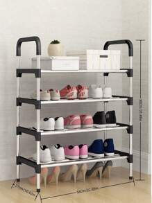 1 Giá để giày nhiều tầng tiết kiệm không gian, đơn giản, ổn định, thời trang, dễ tháo rời và lắp ráp, di động, thích hợp cho phòng khách, phòng ngủ, lối vào, văn phòng, nhà riêng, lưu trữ nhiều tầng - Nhiều màu - Xem 12