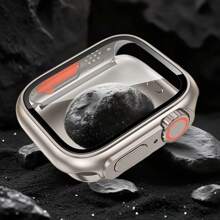 Tempered Glass Screen Protector Cover Compatible With Apple Watch Series 10/9/8/7/6/5/4/SE 42mm 40mm 41mm 44mm 45mm 46mm, 9H Hardness Anti-Scratch Full Coverage, Bubble-Free Installation Case Compatible With Apple Watch