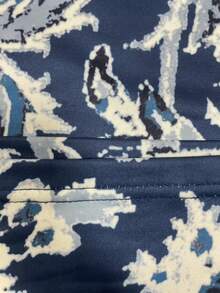 Plus Size Fashionable Printed Bohemian Style Vacation Sleeveless Dress With Pockets, Summer - Multicolor - View 5