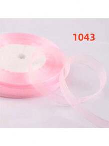 50 码/包,1.2 厘米宽彩色头带丝带,工艺圣诞面料蕾丝丝带,礼品包装绳,万圣节,万圣节装饰情人节 - 彩色 - 查看 24