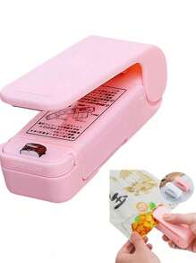 Mini Plastic Bag Sealer Machine, Home Use Food Vacuum Sealing Packing Device - Multicolor - View 10