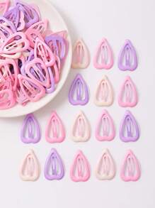 100 piezas/50 piezas/20 piezas/10 piezas/4 piezas Pinzas para el cabello de metal con estilo para niña en variados colores de moda y alegría, adecuadas para la vida diaria, el peinado recogido, la decoración, regalo ideal de vacaciones en las cuatro estaciones, de colores aleatorios