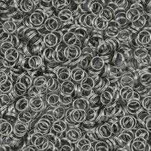 300pcs 5-12mm Stainless Steel Split Ring Connectors, Jewelry Making Accessories