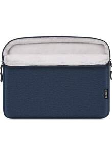 SENLASI 1pc Solid Casual Laptop Sleeve For 13.5 14 15.6 Inch Laptop, Laptop Bags ForMacBook,IPad, Chromebook Surface Notebook, Portable Laptop Sleeves Blue Black Gray - Multicolor - View 4