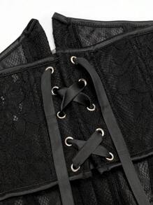 Damen elastischer breiter Taillengürtel mit Taillenformung, Kunstledergürtel mit Rock für tägliches Tragen als Korsett