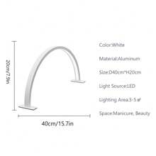 USB Simplicity LED Desktop Lamp Home Decor Fixtures Minimalist Desk Lamps Black /White Table Lamps Cool White Aluminum Alloy High Brightness Multi-Purpose USB Wiring Beauty Decoration Fixtures For Beauty Salon Manicure Embroidery Eyebrow Tattoo Luxury Home Decor Makeup Lamp Home Decor Fixtures Table Lamps