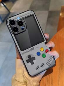 游戏打孔边缘保护手机壳,彩绘设计,兼容 iPhone 16/16 Pro/16 Plus/16 Pro Max、iPhone 14 Pro Max、iPhone 13、iPhone 11、iPhone X/XR、iPhone 7/8 系列、/Redmi 系列 - 彩色 - 查看 4