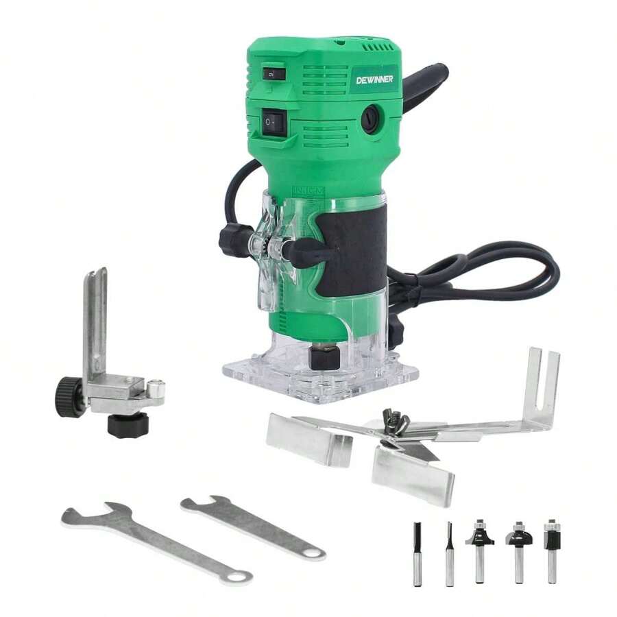 Router 650 W 1026 Dewinner - Green - View 1