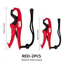 2pcs ABS Portable Floating Fish Lip Gripper Controller Fish Clips Fishing Clamp Grabber Fishing Plier SaltWater Accessory - Multicolor - View 7