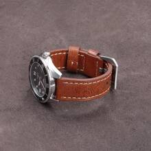 1 条表带 - 20 毫米、22 毫米、24 毫米 荔枝纹和光滑纹理 - 多种颜色可选