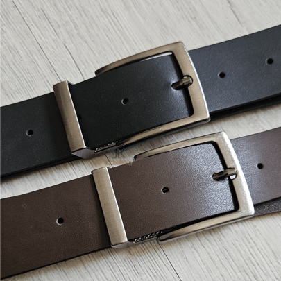 Kit 2 Cintos Masculino Social e Casual para calça 34 até 60 Plus Size Regulável Slim Premium