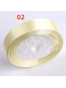 25 码 2 厘米宽丝带缎带玫瑰花丝带适用于婚礼礼品包装装饰 DIY 工艺品， - 彩色 - 查看 38