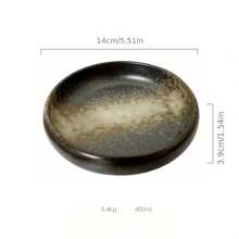1pc/6pcs Creative Kiln Glaze 6inch Ceramic Plate Korean Kimchi Plate Dish Salad Single Plate Bowl - Multicolor - View 13