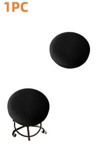 1/4/6pcs Water-Resistant Round Bar Stool Covers, Stool Seat Slipcovers Round, Stool Covers Round 4 Packs Bar Stool Covers Watedrproof PU Stool Slipcover With Elastic Stool Cushion Round Bar Stool Seat Covers For Bar Round Chair,Resistant Removable Cushion Covers