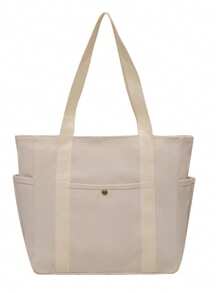 NYAYEO 1pc Personalized Tote Bag, Shoulder Bag, Casual Shopping Bag, Suitable For Work, Travel, Multipurpose, Lightweight, Practical, Anniversary, Christmas, Vacation, Suitable For Outdoor/Commute/Travel/School/Outing/Sports/Shopping/Daily Use