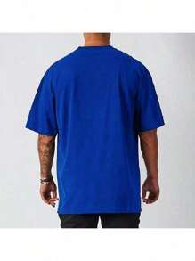 Men T-Shirts - Blue - View 2