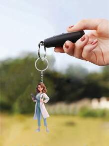 Nurse Doctor Keychain, Nurse Pattern Pendant, Bag Ornament, Acrylic Flat Keychain, Creative Accessory Accessories, Pendant Accessories That Can Be Hung On Backpacks, Phone Cases, Keychains, Car Decoration Pendant, Suitable For Both Boys And Girls, Suitable For Nurses, Doctors, Medical Workers, Gifts, Nurse's Day Gifts, The Best Gift For Medical Staff