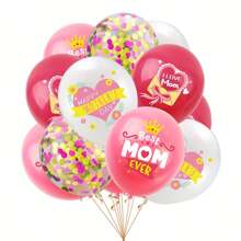 Mother Day Party Decorations, 34Pcs Mother's Day Decorations For Office Include Happy Mother Day Banner And Mother's Day Decorations Hanging Swirls, NO-DIY Glitter Happy Mother's Day Decorations Outside