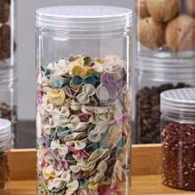 透明塑料罐茶叶坚果密封瓶宠物广口储存密封罐塑料瓶 - 透明色 - 查看 7