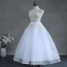 1pc Women's 4-Layer Boneless Tulle Petticoat Skirt, Soft Lining, Multi-Layer Fluffy Ruffled Hem, Bridal Wedding Dress Accessory Fall Clothes For Women
