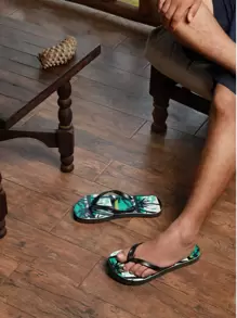 Paquete de 5 sandalias para caballero, sencillas, prácticas y multifuncionales. - Negro - Ver 6