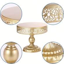 1pcsGolden Cake Rack, Afternoon Tea Desserts, Wedding Plates, Party Tableware, Baking Utensils, Tray Display Rack, Cake Decoration Tools