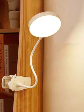 1 件白光 3 级可调 LED 折叠台灯，护眼学习/阅读灯，适用于卧室、客厅、书房、书桌、办公室