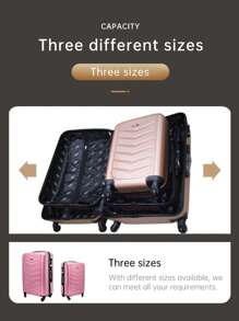 Bagaż europejski, twarda skorupa z tworzywa ABS, duża pojemność, wodoodporny, wzmocniony, koła w jasnym odcieniu, blokada bezpieczeństwa,