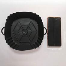 1pc Silicone Baking Mat For Air Fryer, Reusable Silicone Air Fryer Liner, Rectangular Air Fryer Accessories Compatible With 8 Qt Air Fryer, Kitchen Essentials, Kitchen Accessories, Home Accessories, Christmas Gift