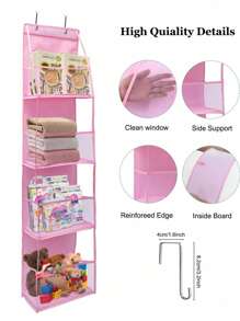 1 szt. Pluszowa siatka na zwierzęta lub hamak, 3 przegrody wisząca pluszowa siatka na zabawki hamak do sypialni wystrój domu