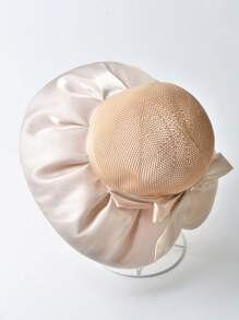 新款时尚女士渔夫帽，防晒，系带，可爱蝴蝶结设计，百搭，适合夏季 - A - 查看 1