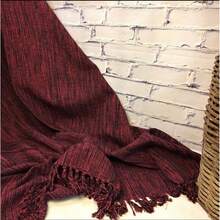 Kit 2 Blankets 2.20X2.90 Meters Luxurious King - Wine - View 2