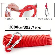 Set di magneti da pesca ad alte prestazioni con magneti in terre rare al neodimio ultra-resistenti da 3,2 cm/1,26 pollici, corda da 393,7 pollici e accessori in acciaio inossidabile, in metallo argento anti-ruggine, perfetto per la raccolta di metalli, la cucina, il recupero all'aperto e la pesca