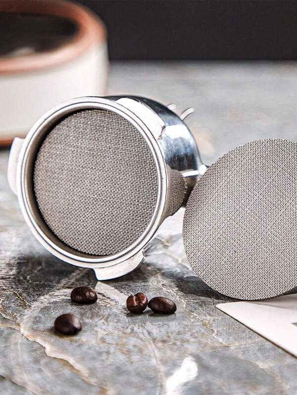 1 Stück 51/53/58mm wiederverwendbarer Kaffeefilter Sieb hitzebeständiges Mesh Portafilter Barista Kaffee Sieb Puck für Espressomaschine Schulbedarf Rückkehr zur Schule