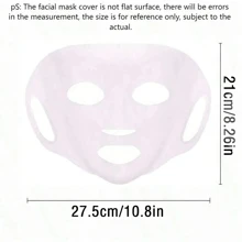 1pc Reusable Anti-Wrinkle Silicone Face Mask Holder For Sheet Masks, Moisturizing Facial Mask Cover, Prevent Evaporation, Beauty Face Tool ,For Mask Skincare Face Tool And Reusable To Prevent Evaporation, Face Care,For Sheet Masks, Moisturizing Facial Mask Cover, Prevent Evaporation, Beauty Face Tool,Beauty & Makeup Tool,Silicone Mask,Face Mask Skin Care,Sleep Mask,Gift For My Mother,Mother's Day,Skin Care Tools,Home Essentials,Face Shield
