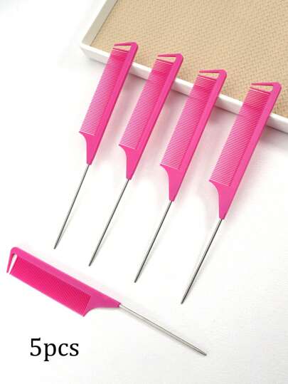 10/5/3 piezas/1 pieza Peine de cola puntiaguda para teñir el cabello, cepillo de pelo, peine, herramientas para el cabello, productos y accesorios para el cabello para peluquería, salón de belleza, viajes, vuelta al colegio, vacaciones, accesorios para el cabello de mujer, cepillo, cepillos de pelo, cepillo de bordes, cepillo de pelo, peine de pelo, desenredar el cepillo, cepillo de bola, mini cepillo de pelo, set de cepillos de pelo, peine de madera, cepillo de pelo, cepillo de pelo, peines de pelo, barbero, herramientas para el cabello, productos para el cabello, accesorios para el cabello, cepillo para el pelo hacia atrás, cuidado del cabello, peine de pelo, accesorios de barbero, peinar el cabello, cepillo para el cabello rizado, viaje, cosas para el cabello, desenredar el cepillo, cepillo de bola, mini cepillo de pelo, accesorios para el cabello, productos para el cabello rizado, equipo de peluquería, accesorios, Navidad, accesorios de barbero, accesorios para el cabello, peluquer