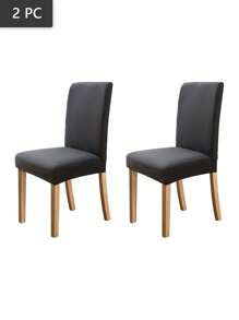 2/4/6 piezas Fundas para sillas, Protector de sillas de comedor y sala de estar, Fundas para taburetes de decoración del hogar - Gris - Ver 7