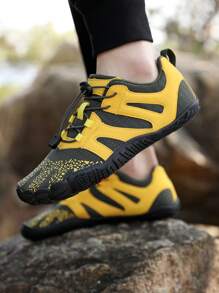 Water Shoes Suitable For Men, Barefoot Sports Shoes For Beach & Water Activities, Quick-Drying Lightweight Summer Fun Shoes - Yellow - View 6